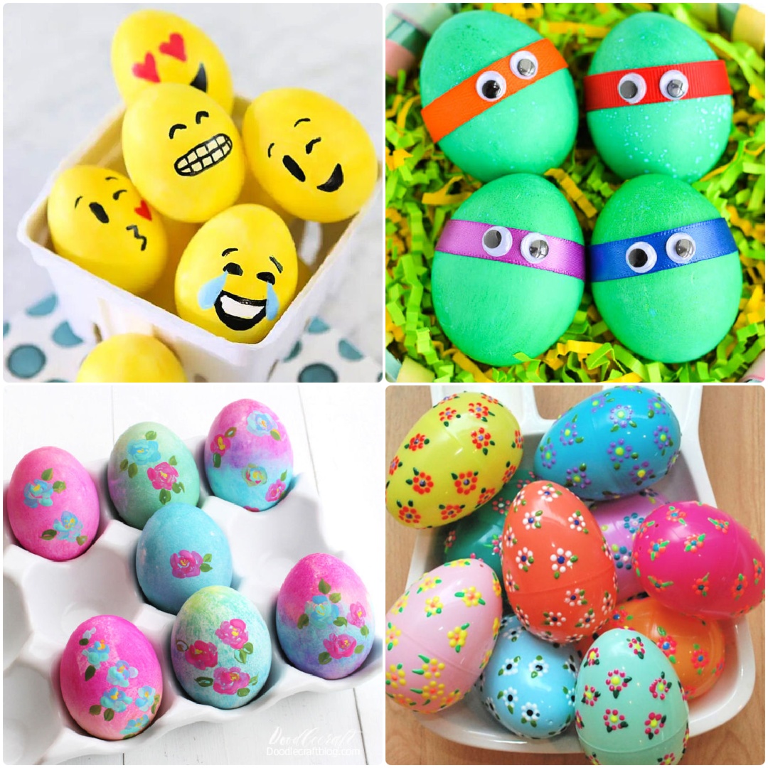 25 Easy Egg Painting Ideas How to Paint an Egg